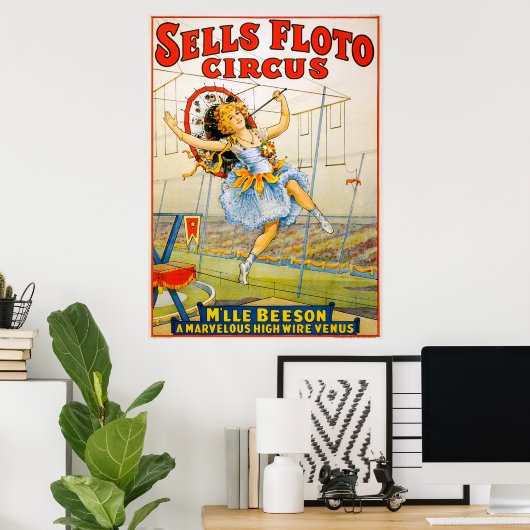Verkoop Floto Circus Poster (Thuiskantoor)