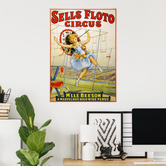 Verkoop Floto Circus Poster (Thuiskantoor)
