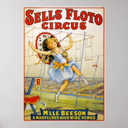 Verkoop Floto Circus Poster (Voorkant)