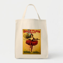  Verkoop-Floto Circus Poster Tote Bag