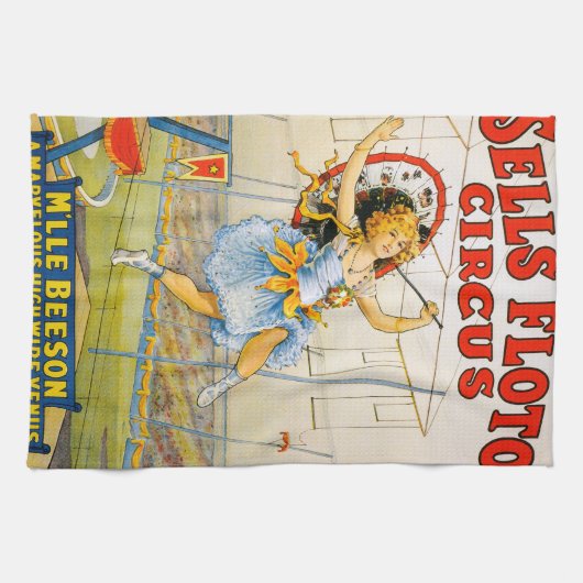 Verkoop Floto Circus Theedoek (Horizontaal)
