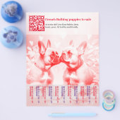 Verkoop Flyer Franse Puppy's (Enkel)