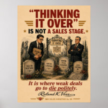 Verkoop follow-up motivatieposter | Roland K. Voss