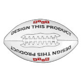 VERKOOP! Football 2 paneel - Regelgrootte - Aangep (Voorkant)