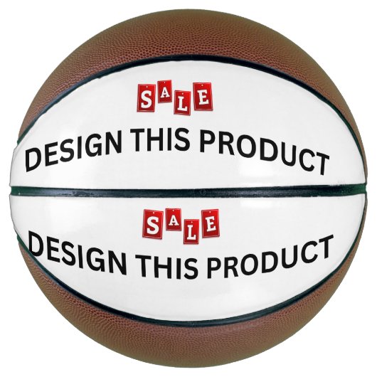 VERKOOP! FullSize Basketbal - 2 Panel - Aangepast (Voorkant)