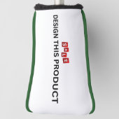 VERKOOP! Golf Putter Head Hoesje - Groene trim - C Golfheadcover (Draai 90)
