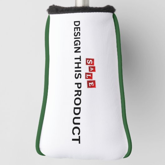 VERKOOP! Golf Putter Head Hoesje - Groene trim - C Golfheadcover (Draai 90)