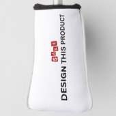 VERKOOP! Golf Putter Head Hoesje - Witte afwerking Golfheadcover (Draai 90)