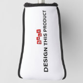 VERKOOP! Golf Putter Head Hoesje - Zwart sieraad - Golfheadcover (Draai 90)