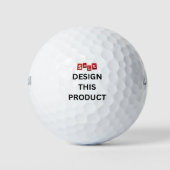 VERKOOP! Golfballen - Wilson Ultra Afstand - 3 pac (Voorkant)