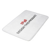 VERKOOP! Grote badmat - Custom (Gekanteld)