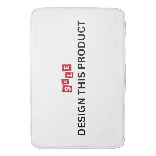 VERKOOP! Grote badmat - Custom (Voorkant Verticaal)