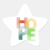 VERKOOP HET COMFORT STER STICKER (Voorkant)