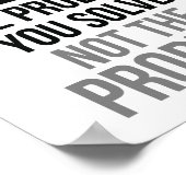 Verkoop het probleem dat je oplost poster (Hoek)