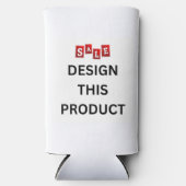 VERKOOP! Hoge Koelbox - Foam - Aanpassen Seltzer Blikjeskoeler (Voorkant)