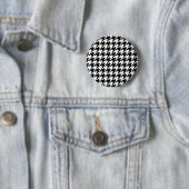VERKOOP - HOUNDSTOOTH PINS RONDE BUTTON 5,7 CM (In situ)