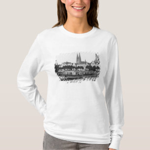 Verkoop hout op de rivier de Trave, Lubeck, c.1910 T-shirt