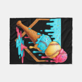 Verkoop Ice Cream Dripping Funny Verkoop Mannen Ki Fleece Deken (Voorkant (Horizontaal))