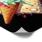 Verkoop Ice Cream Dripping Funny Verkoop Mannen Ki Poster (Hoek)