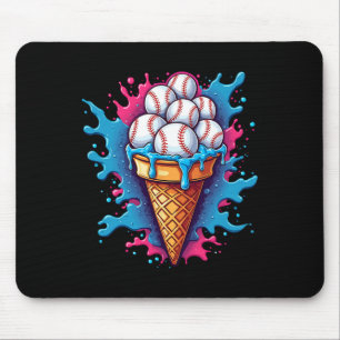 Verkoop Ice Cream Schattige Sport Lover Design Muismat