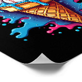 Verkoop Ice Cream Schattige Sport Lover Design Poster (Hoek)
