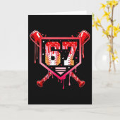 Verkoop ijs druppel nummer 67 meme valentine koppe kaart (Gele Bloem)