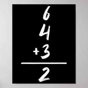 Verkoop Inspired Math 6 4 3 2 Double Play Softll G Poster