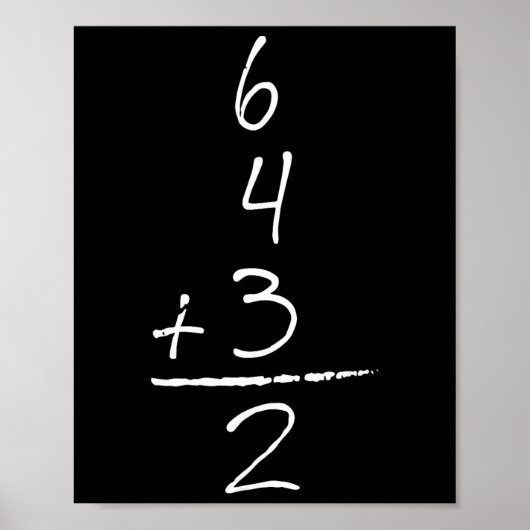 Verkoop Inspired Math 6 4 3 2 Double Play Softll G Poster (Voorkant)