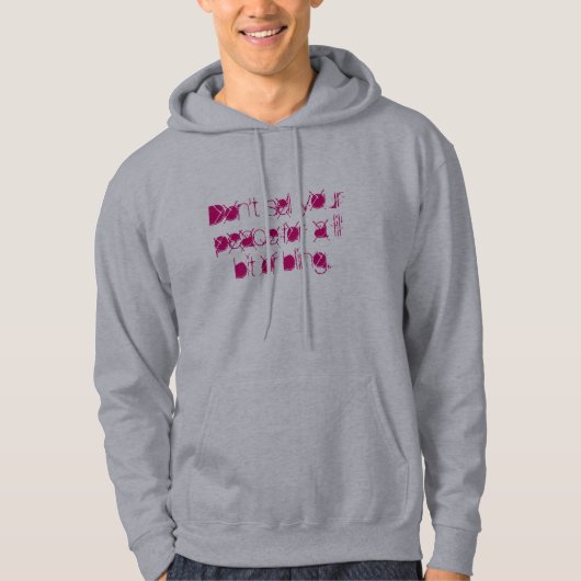 Verkoop je vrede niet voor een lil'bit. hoodie (Voorkant)