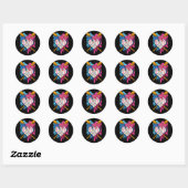 Verkoop Jongens Ice Cream Drip Verkopen Ronde Sticker (Vel)