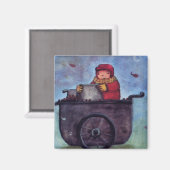 Verkoop kastanjes magneet (Voorkant / Achterkant)