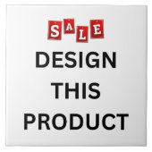 VERKOOP! Keramische Tegel - Groot (6" x 6") - Aang Tegeltje (Voorkant)