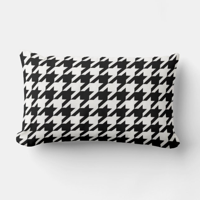 VERKOOP - Klassieke Houndstooth Lumbar Pillow Retr Kussen (Voorkant)