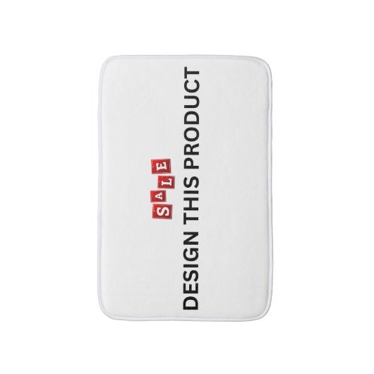 VERKOOP! Kleine badmat - Custom (Voorkant Verticaal)