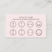 Verkoop Korting Loyalty Pink Body Piercing Visitekaartje (Voorkant)