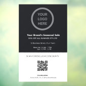 Verkoop & Kortingen Promotionele Aangepaste Logo Q Raamsticker (Vel 3)