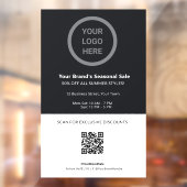 Verkoop & Kortingen Promotionele Aangepaste Logo Q Raamsticker (Vel 2)