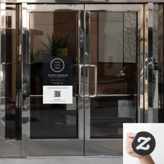 Verkoop & Kortingen Promotionele Aangepaste Logo Q Raamsticker (Kantoordeur)