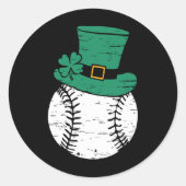 Verkoop LL St Patrick's Day Lucky Verkoop Speler S Ronde Sticker (Voorkant)