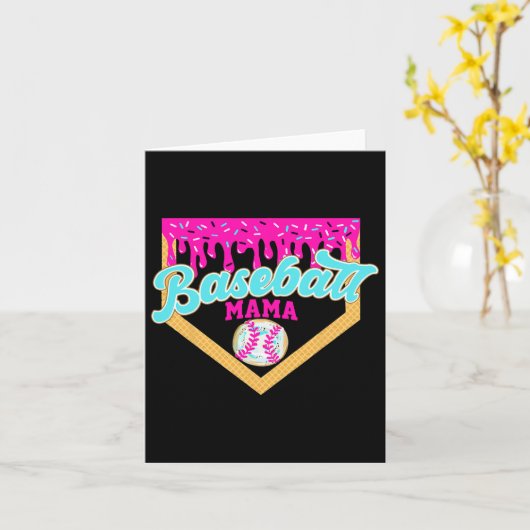 Verkoop Mama Ijs Drip Grappig Verkoop Moederdag Kaart (Gele Bloem)