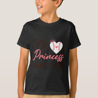 Verkoop mama papa mijn prinses draagt voetbalschoe t-shirt