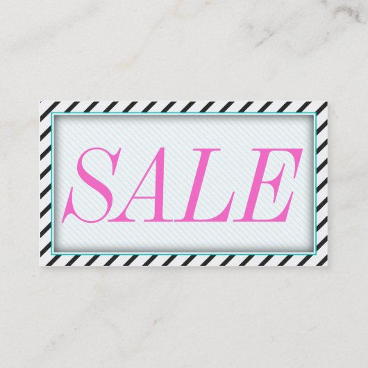 Verkoop Minikarten Visitekaartje (Achterkant)