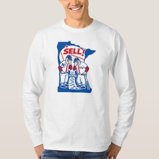Verkoop Minnesota-honkbalprotestshirt T-shirt (Voorkant)