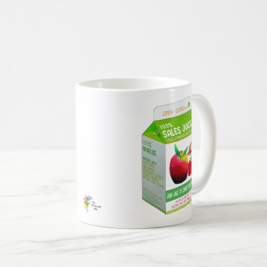 Verkoop Mok voor Work Sales Juice (Voorkant rechts)