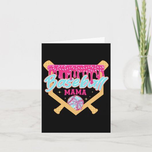 Verkoop Mom Drip Ice Cream Verkoop Mama Moederdag Kaart (Voorkant)