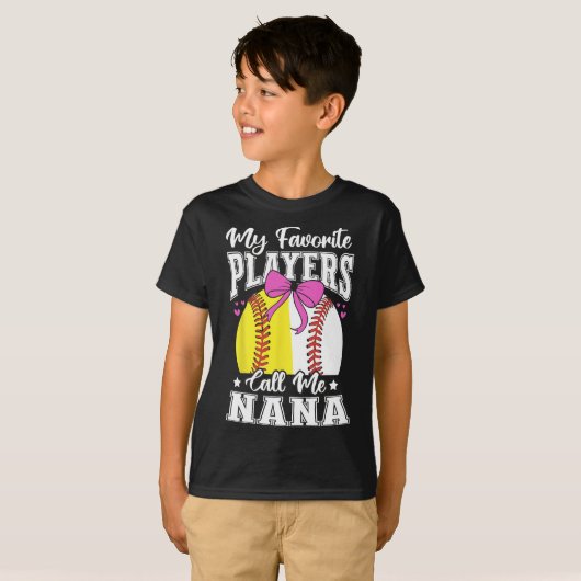 Verkoop Oma Favoriete Softll Verkoop Spelers Nana  T-shirt (Voorkant volledig)