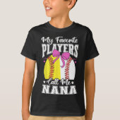 Verkoop Oma Favoriete Softll Verkoop Spelers Nana  T-shirt (Voorkant)