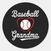 Verkoop Oma Shirt Vrouwen Verkoop Hart Moederdag Ronde Sticker (Voorkant)