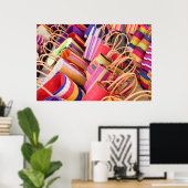 Verkoop op de markt poster (Thuiskantoor)