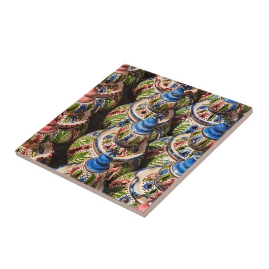 Verkoop op de markt tegeltje (Zijkant)